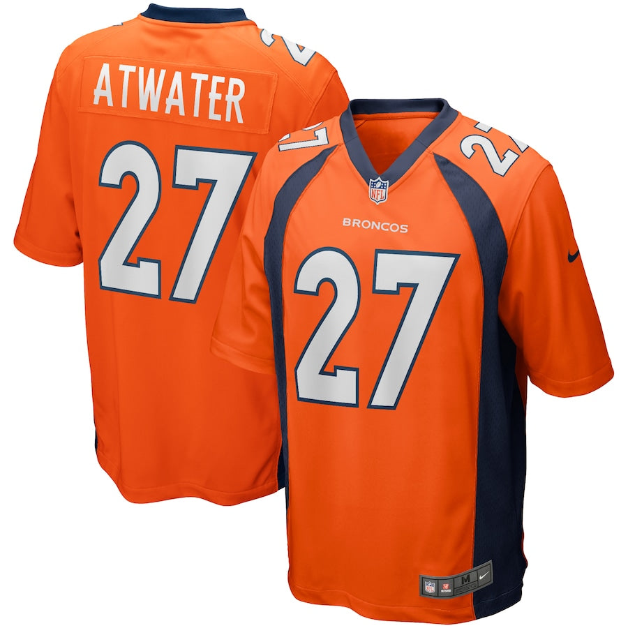 Denver Broncos Steve Atwater Game Orange Football Jersey product image