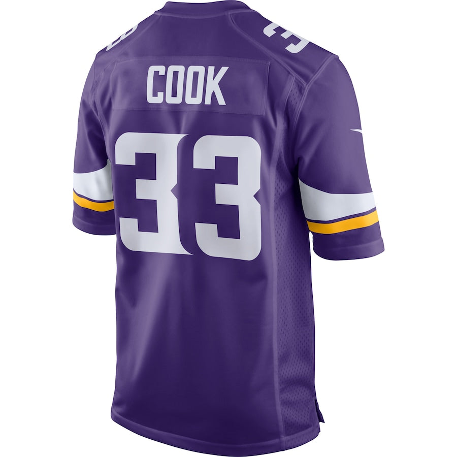 Minnesota Vikings Dalvin Cook Game Purple Football Jersey product image