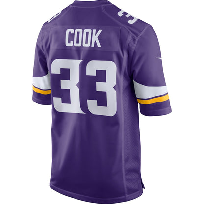 Minnesota Vikings Dalvin Cook Game Purple Football Jersey product image