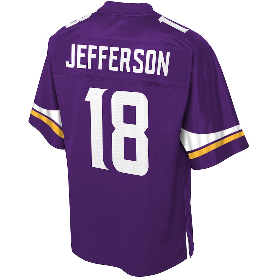 Minnesota Vikings Justin Jefferson Pro Line Purple Football Jersey product image