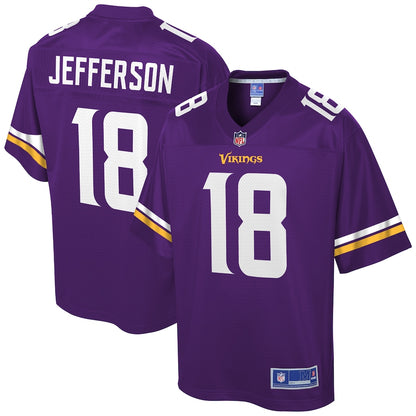 Minnesota Vikings Justin Jefferson Pro Line Purple Football Jersey product image