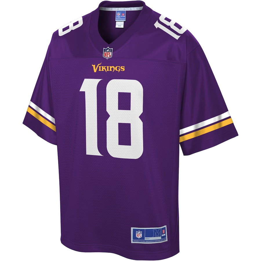 Minnesota Vikings Justin Jefferson Pro Line Purple Football Jersey product image
