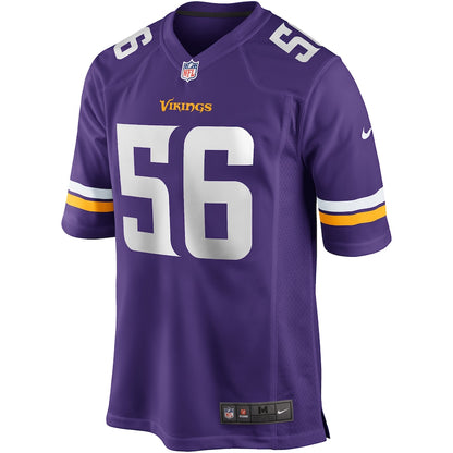 Minnesota Vikings Garret Bradbury Game Purple Football Jersey product image