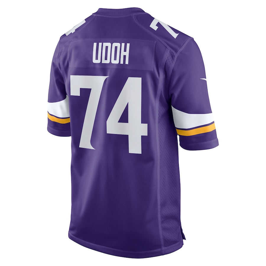 Minnesota Vikings Oli Udoh Game Purple Football Jersey product image