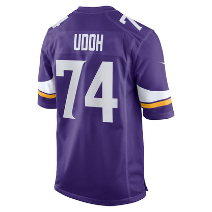 Minnesota Vikings Oli Udoh Game Purple Football Jersey product image