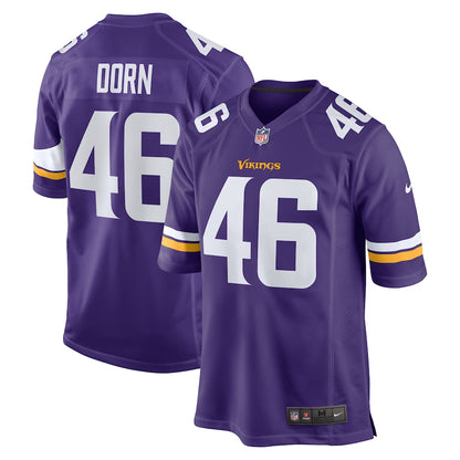 Minnesota Vikings Myles Dorn Game Purple Football Jersey product image