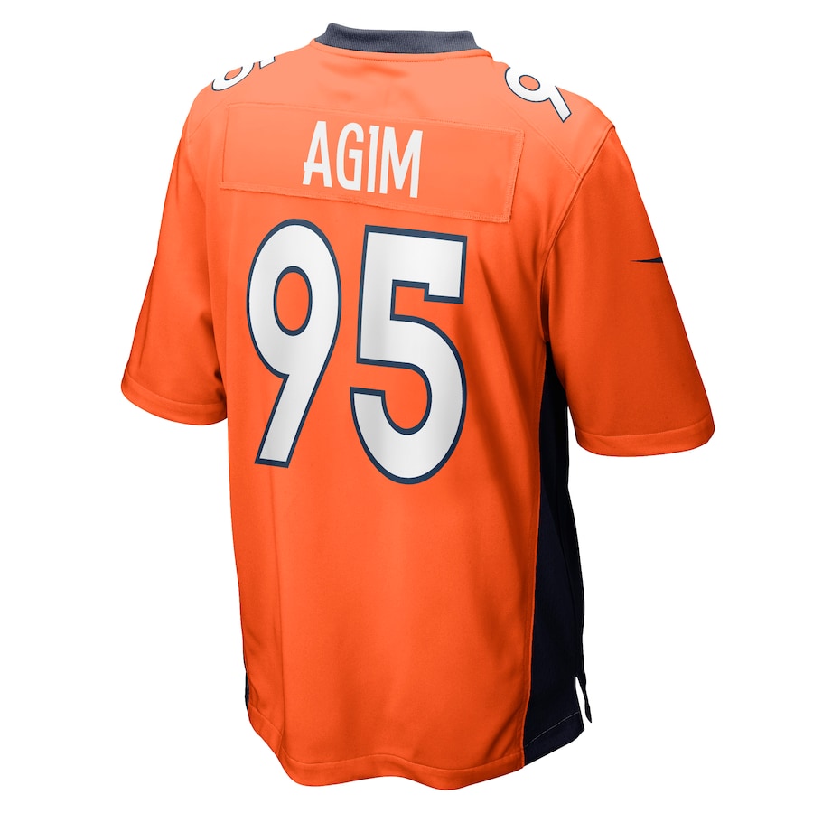 Denver Broncos Mctelvin Agim Game Orange Football Jersey product image