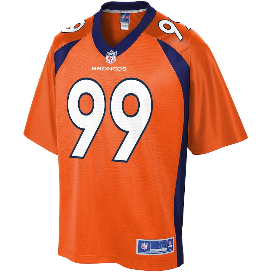 Denver Broncos Adam Gotsis Pro Line Orange Football Jersey product image