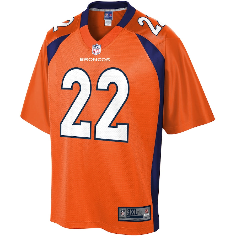 Denver Broncos Kareem Jackson Pro Line Big & Tall Orange Football Jersey product image