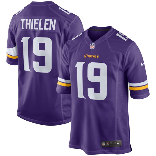 Minnesota Vikings Adam Thielen Game Purple Football Jersey product image