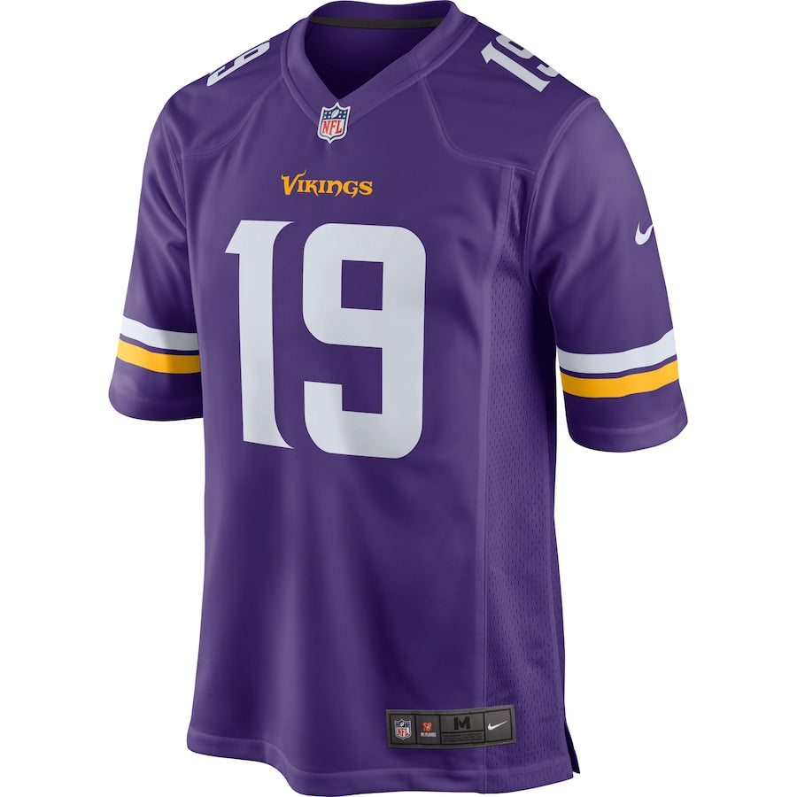 Minnesota Vikings Adam Thielen Game Purple Football Jersey product image