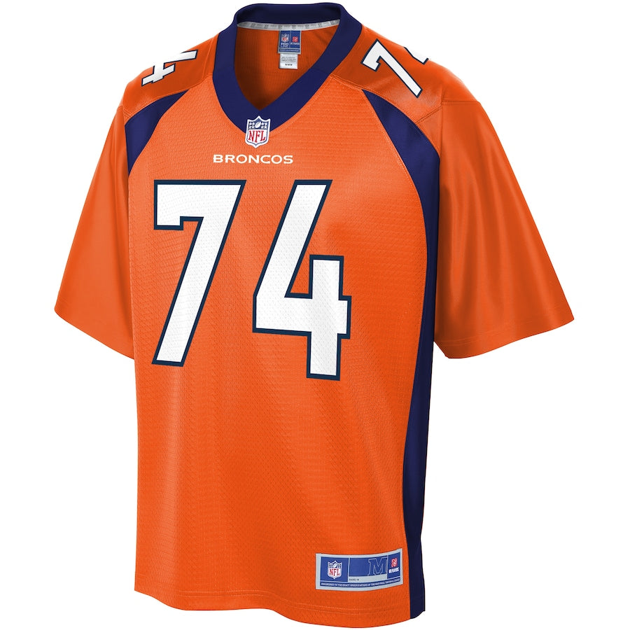 Denver Broncos Nico Falah Pro Line Orange Football Jersey product image
