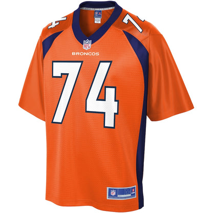 Denver Broncos Nico Falah Pro Line Orange Football Jersey product image