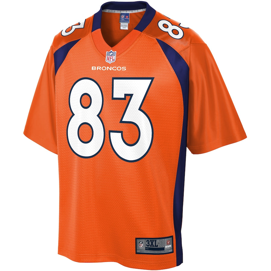 Denver Broncos Andrew Beck Pro Line Big & Tall Orange Football Jersey product image