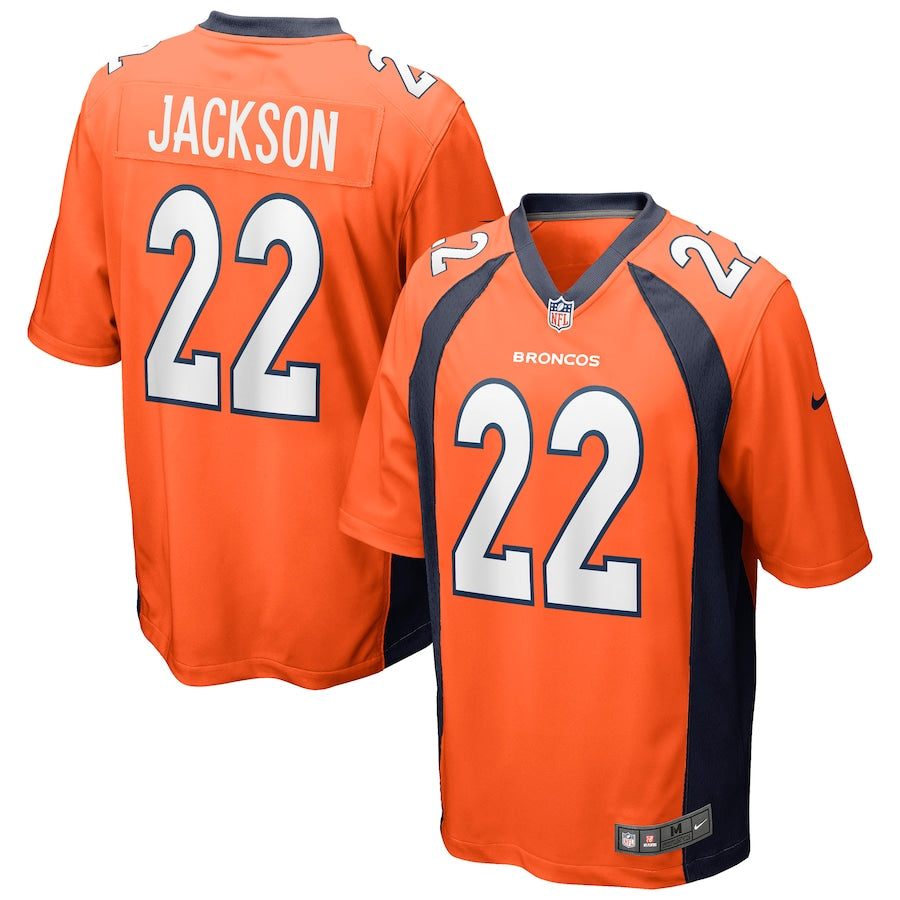 Denver Broncos Kareem Jackson Game Orange Football Jersey product image