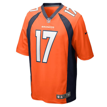 Denver Broncos Daesean Hamilton Game Orange Football Jersey product image