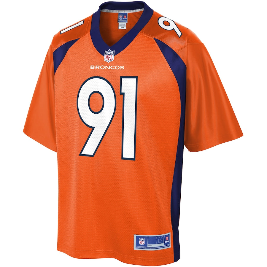 Denver Broncos Deyon Sizer Pro Line Orange Football Jersey product image