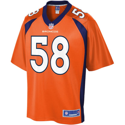 Denver Broncos Von Miller Pro Line Orange Football Jersey product image