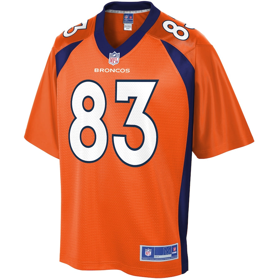 Denver Broncos Andrew Beck Pro Line Orange Football Jersey product image