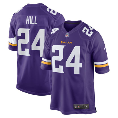 Minnesota Vikings Holton Hill Game Purple Football Jersey product image