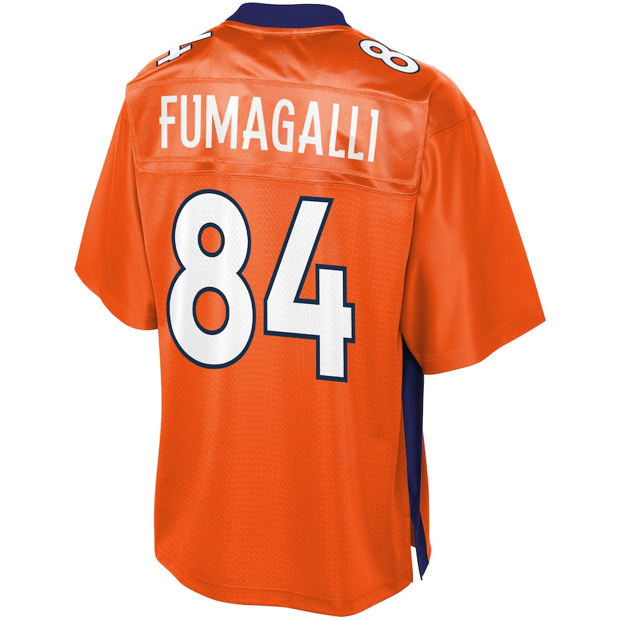 Denver Broncos Troy Fumagalli Pro Line Big & Tall Orange Football Jersey product image