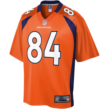 Denver Broncos Troy Fumagalli Pro Line Big & Tall Orange Football Jersey product image
