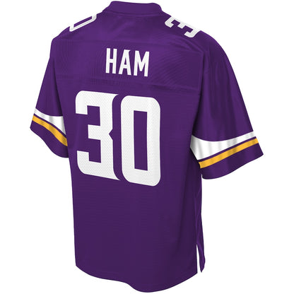 Minnesota Vikings C.j. Ham Pro Line Team Color Purple Football Jersey product image