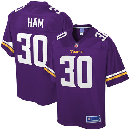 Minnesota Vikings C.j. Ham Pro Line Team Color Purple Football Jersey product image