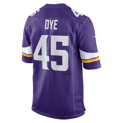 Minnesota Vikings Troy Dye Game Purple Football Jersey product image