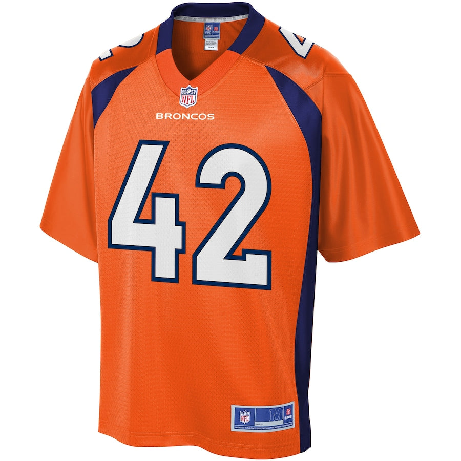 Denver Broncos Casey Kreiter Pro Line Orange Football Jersey product image