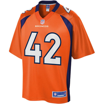 Denver Broncos Casey Kreiter Pro Line Orange Football Jersey product image