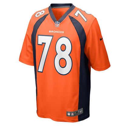 Denver Broncos Demar Dotson Game Orange Football Jersey product image