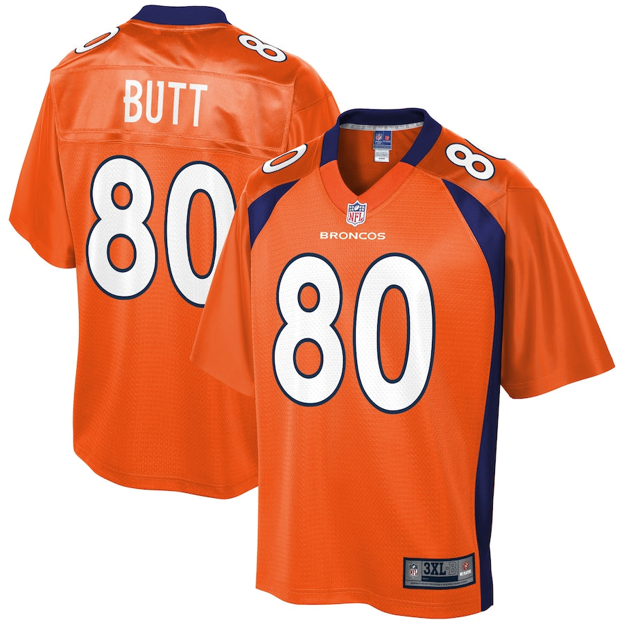 Denver Broncos Jake Butt Pro Line Big & Tall Orange Football Jersey product image