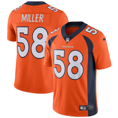 Denver Broncos Von Miller Limited Orange Football Jersey product image