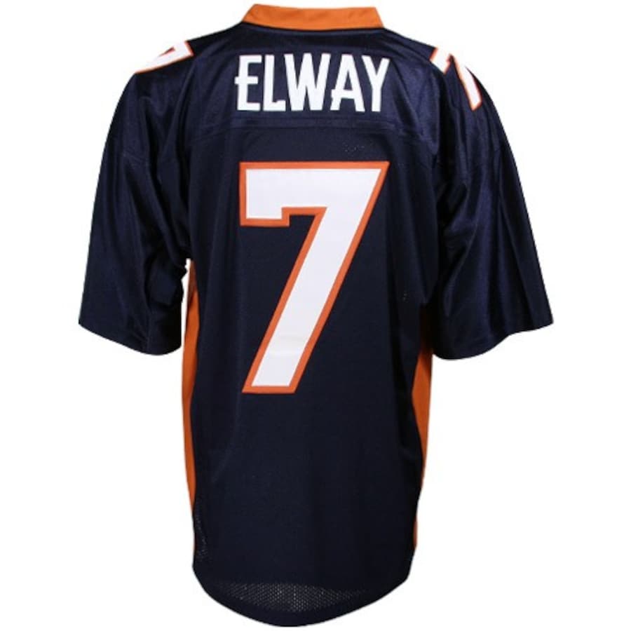 Denver Broncos John Elway Throwback Navy Football Jersey product image