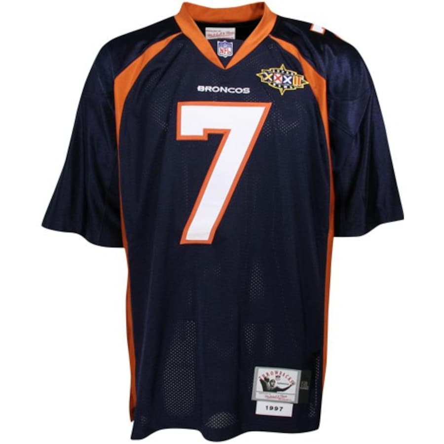 Denver Broncos John Elway Throwback Navy Football Jersey product image