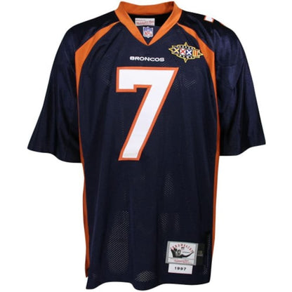 Denver Broncos John Elway Throwback Navy Football Jersey product image