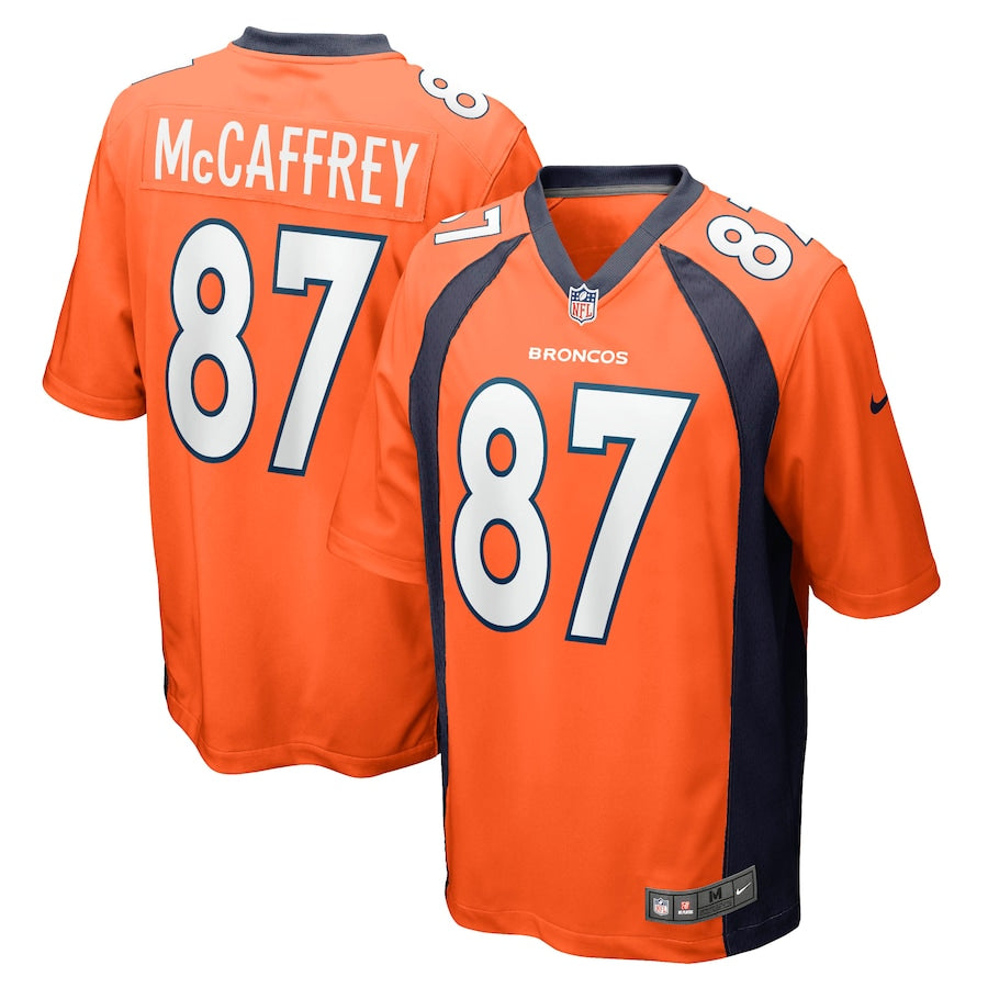Denver Broncos Ed Mccaffrey Game Orange Football Jersey product image