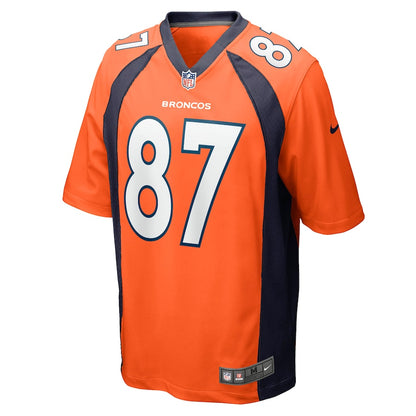 Denver Broncos Ed Mccaffrey Game Orange Football Jersey product image