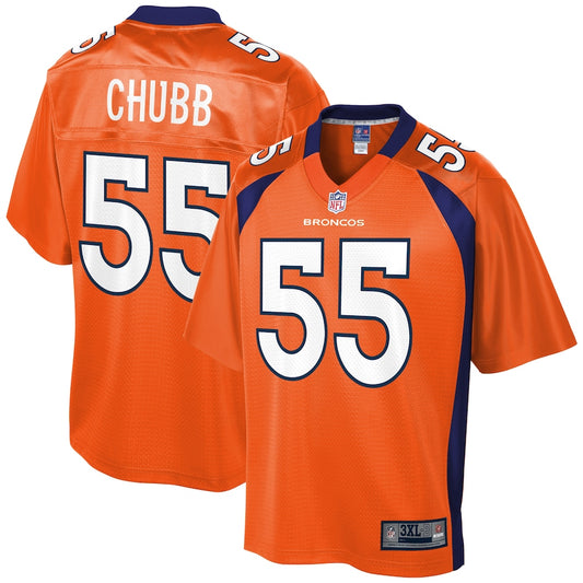 Denver Broncos Bradley Chubb Pro Line Big & Tall Orange Football Jersey product image