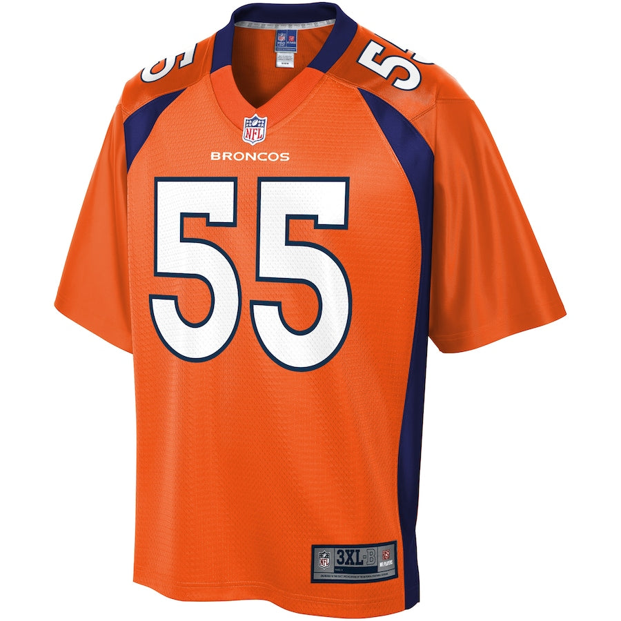 Denver Broncos Bradley Chubb Pro Line Big & Tall Orange Football Jersey product image