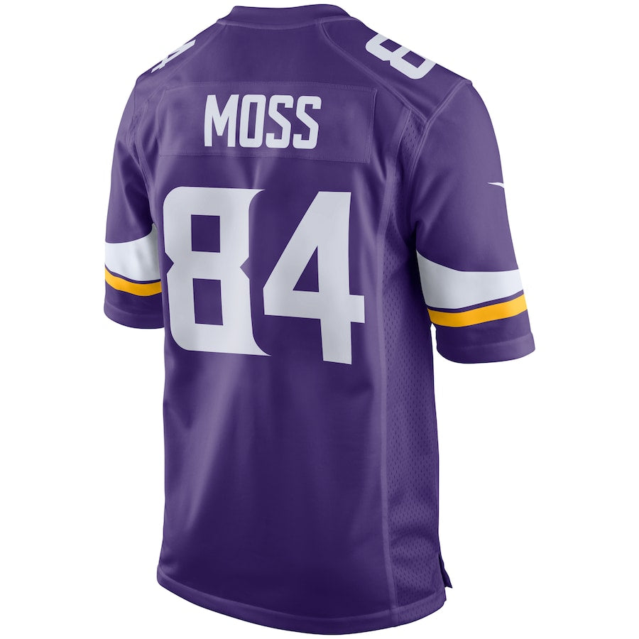 Minnesota Vikings Randy Moss Game Purple Football Jersey product image