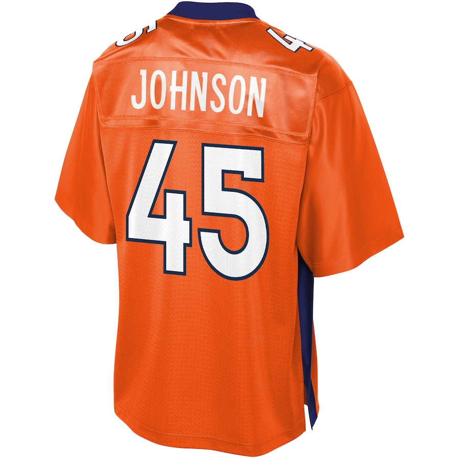 Denver Broncos Alexander Johnson Pro Line Orange Football Jersey product image