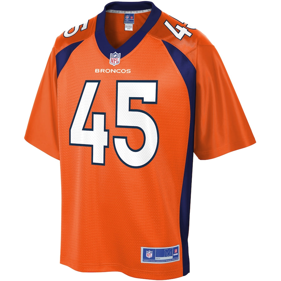 Denver Broncos Alexander Johnson Pro Line Orange Football Jersey product image