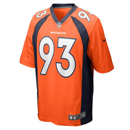 Denver Broncos Dre'mont Jones Game Orange Football Jersey product image