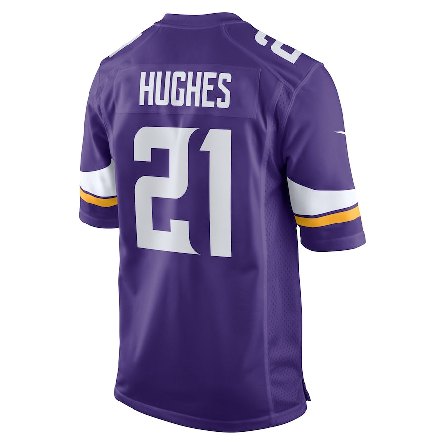 Minnesota Vikings Mike Hughes Game Purple Football Jersey product image