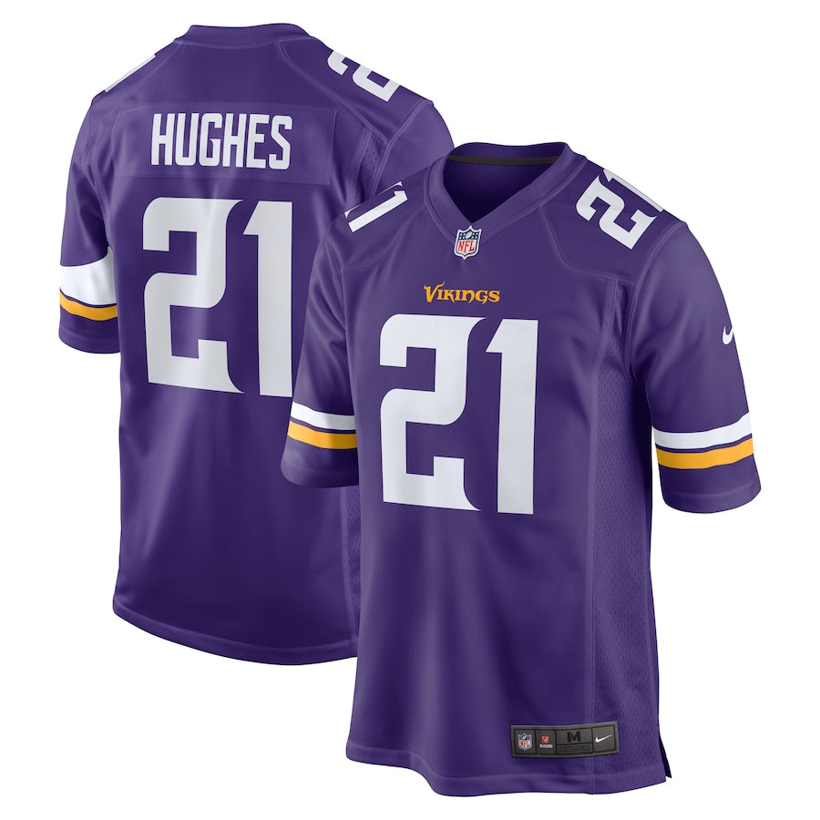 Minnesota Vikings Mike Hughes Game Purple Football Jersey product image