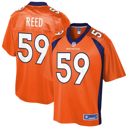 Denver Broncos Malik Reed Pro Line Orange Football Jersey product image