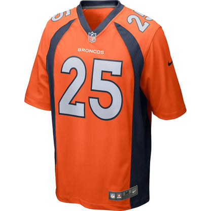 Denver Broncos Chris Harris Jr Game Orange Football Jersey product image