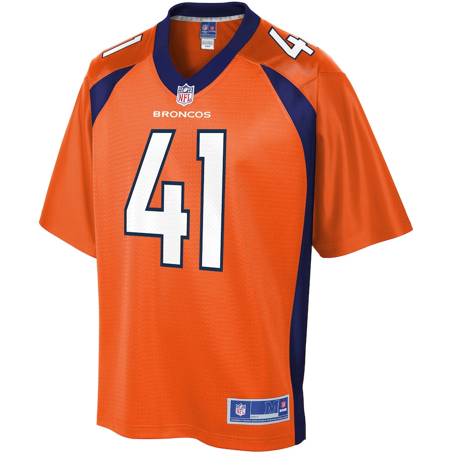 Denver Broncos Devante Bausby Pro Line Orange Football Jersey product image